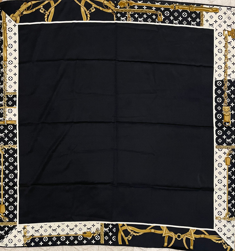 روسری ابریشمی طرح lv