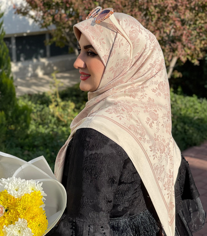 روسری ابریشم ژاکارد ترک وارداتی🇹🇷