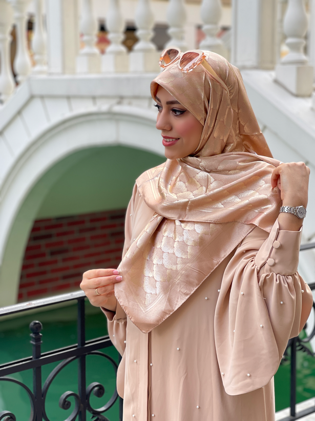 روسری ابریشم ژاکارد ترک وارداتی 🇹🇷
