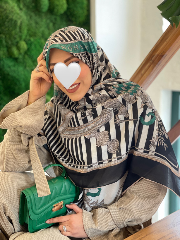 روسری نخی قواره بزرگ بسیار خنک