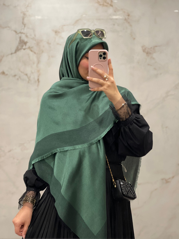 روسری نخ ابریشم بامبو دو رو