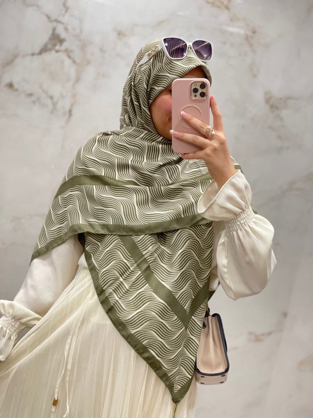 روسری نخ پنبه کد ۳
