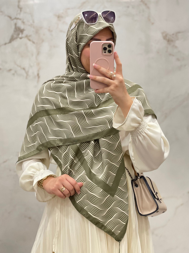 روسری نخ پنبه کد ۳