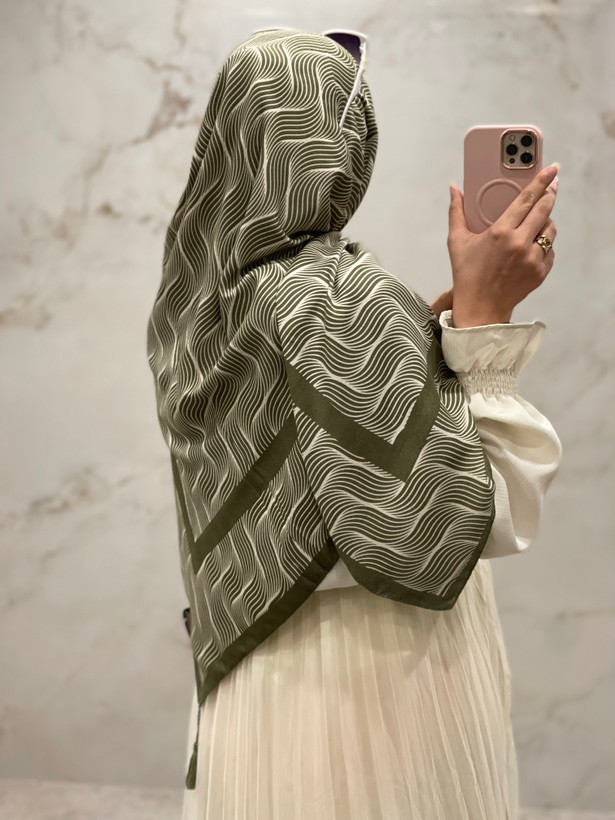 روسری نخ پنبه کد ۳